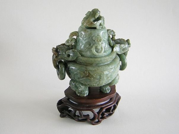 Incense burner with loose rings – (2720)